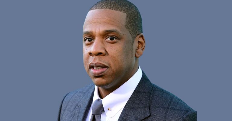 Jay-Z performing on stage during his 2025 world tour, showcasing his status as a leading figure in the music industry.