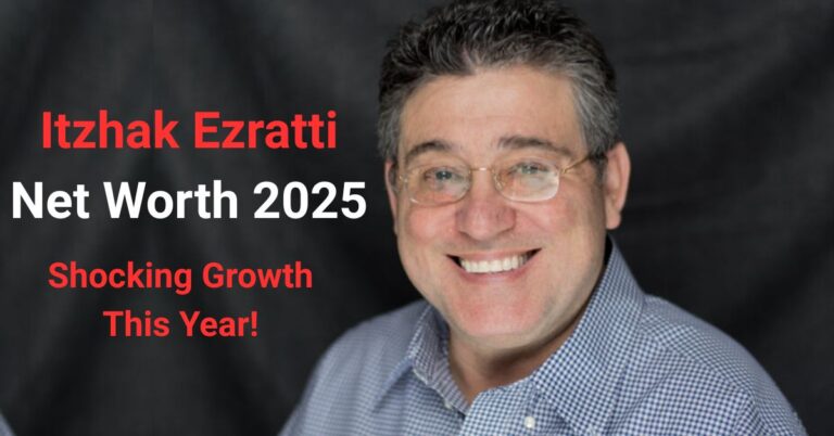 Itzhak Ezratti smiling in 2025 after major net worth growth.