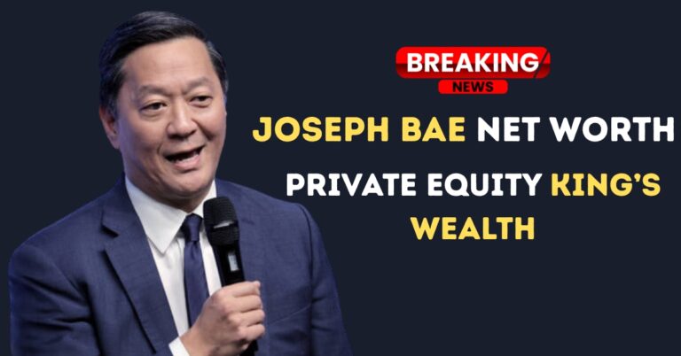 Joseph Bae by KKR logo, representing his $2.4B net worth in 2025.