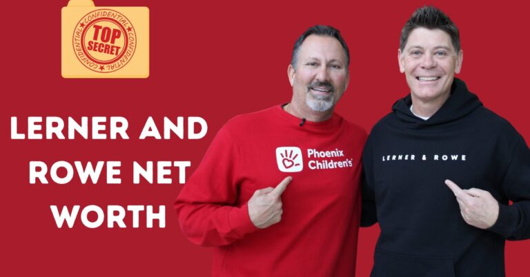 Glen Lerner and Kevin Rowe by Lerner and Rowe logo, symbolizing their $50M net worth in 2025.