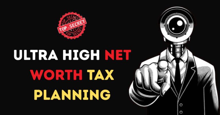 Wealth advisor with financial charts, symbolizing ultra high net worth tax planning in 2025.